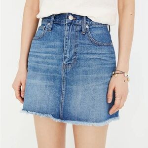 Madewell Rigid A-Line Denim Skirt Size 27 (4)